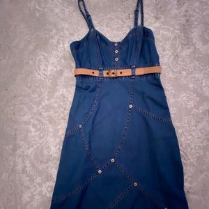 Guess Denim Patchwork Style Dress